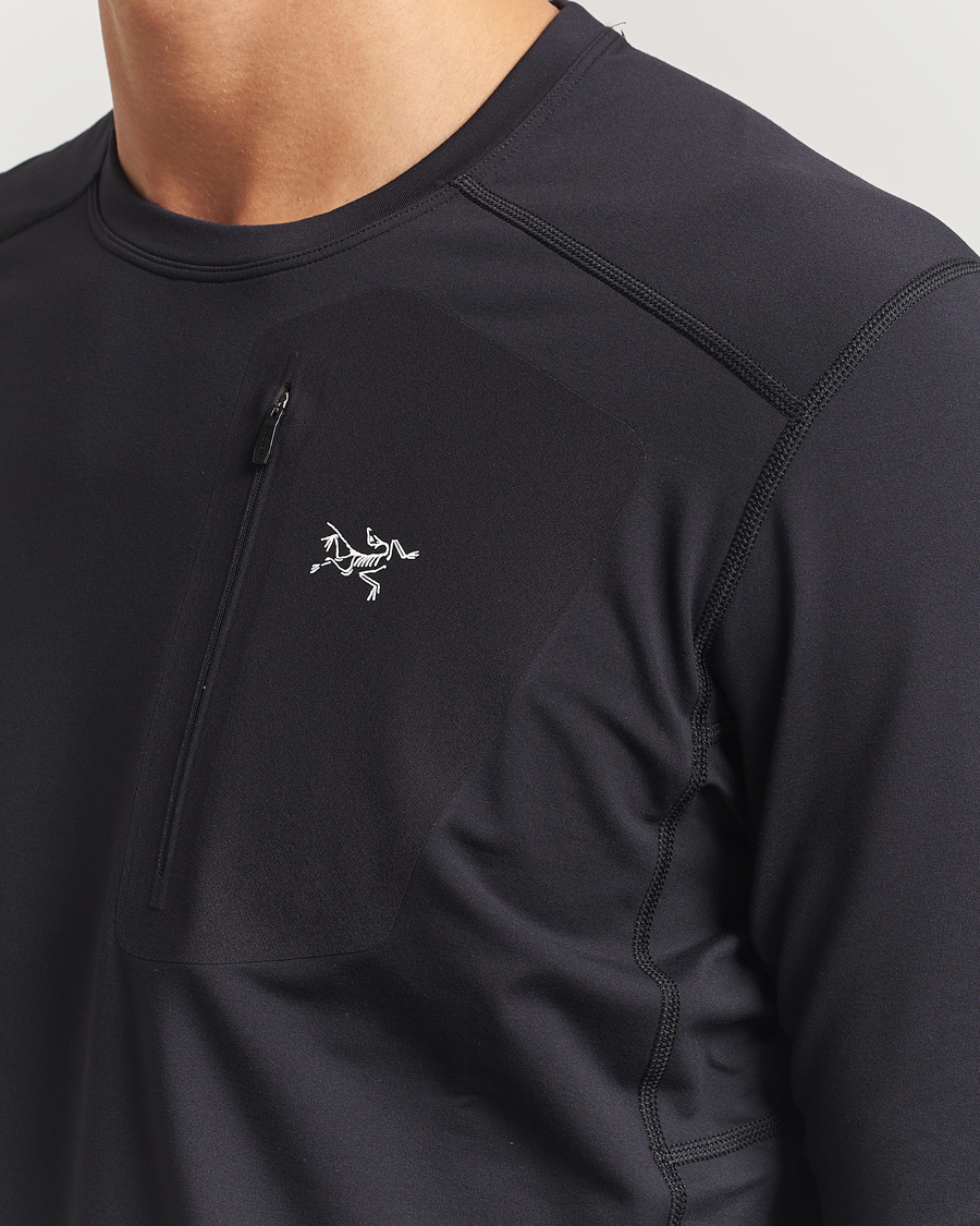 Heren | Truien | Arc'teryx | Rho Baselayer Crew Neck Black