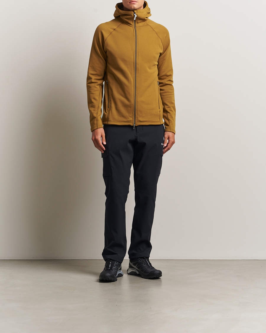 Heren | Truien | Houdini | Power Up Houdi Greenish Gold
