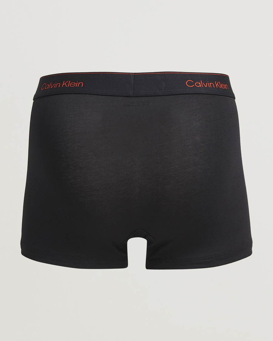 Heren | Ondergoed | Calvin Klein | 3-Pack Icon Cotton Stretch Relaxed Trunk Black