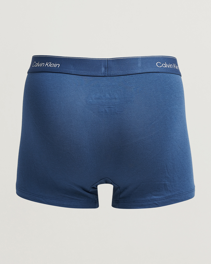 Heren | Ondergoed | Calvin Klein | 3-Pack Icon Cotton Stretch Relaxed Trunk Green/Black/Blue