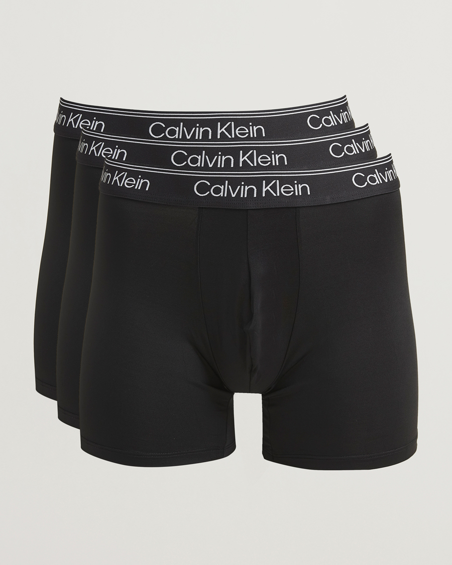 Heren | Ondergoed | Calvin Klein | 3-Pack Micro Stretch Trunk Black