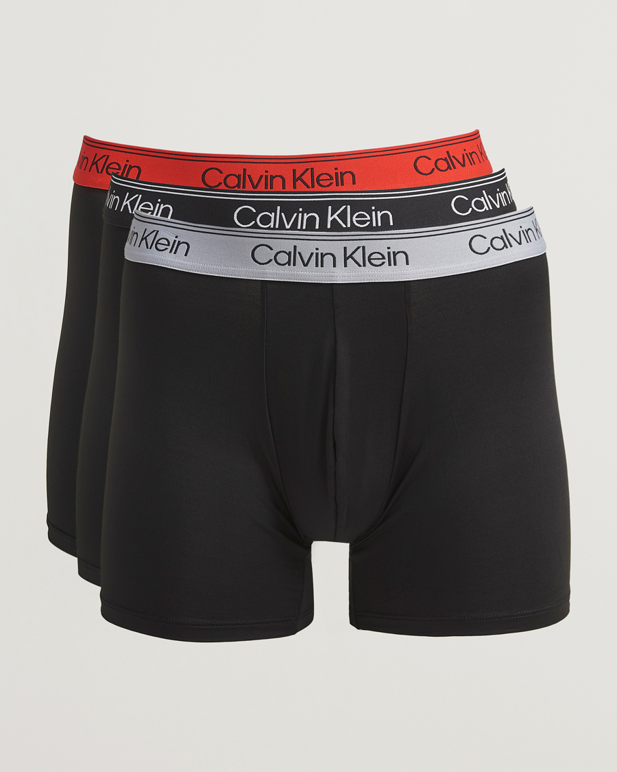 Heren | Ondergoed | Calvin Klein | 3-Pack Micro Stretch Boxer Brief Black