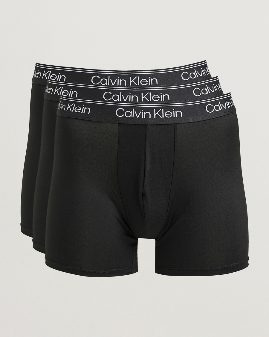 Heren | Ondergoed | Calvin Klein | 3-Pack Micro Stretch Boxer Brief Black
