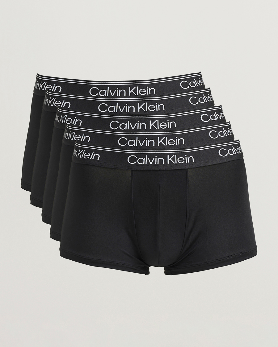 Heren | Ondergoed | Calvin Klein | 5-Pack Micro Stretch Trunk Black