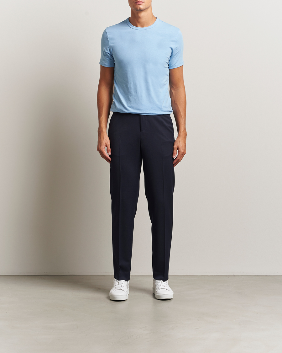 Heren | T-shirts | Calvin Klein | 3-Pack Cotton Stretch Crew Neck T-Shirt Black/Green/Blue