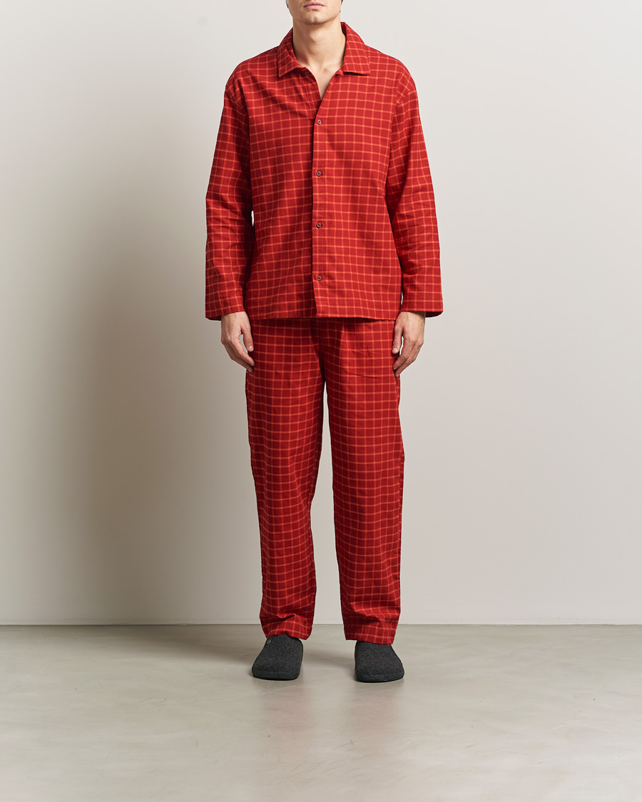 Heren | Pyjama's en gewaden | Calvin Klein | Flannel Pyjama Set Red