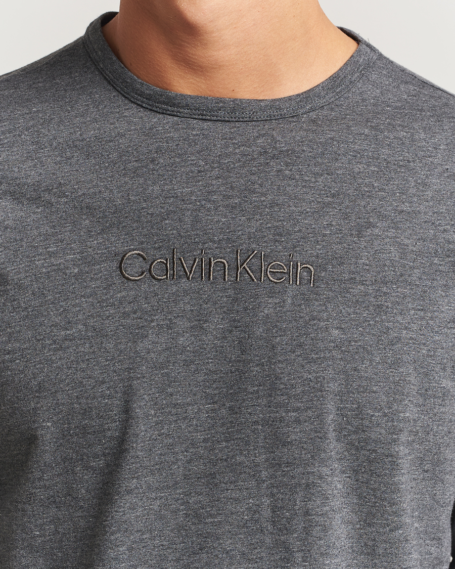 Heren | Pyjama's en gewaden | Calvin Klein | Flannel Pyjama Set Charcoal