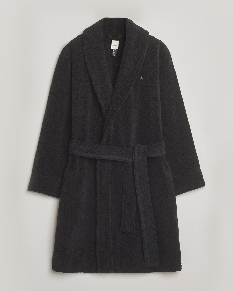Heren | Pyjama's en gewaden | Calvin Klein | French Terry Robe Black