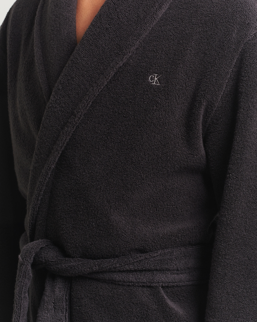 Heren | Pyjama's en gewaden | Calvin Klein | French Terry Robe Black