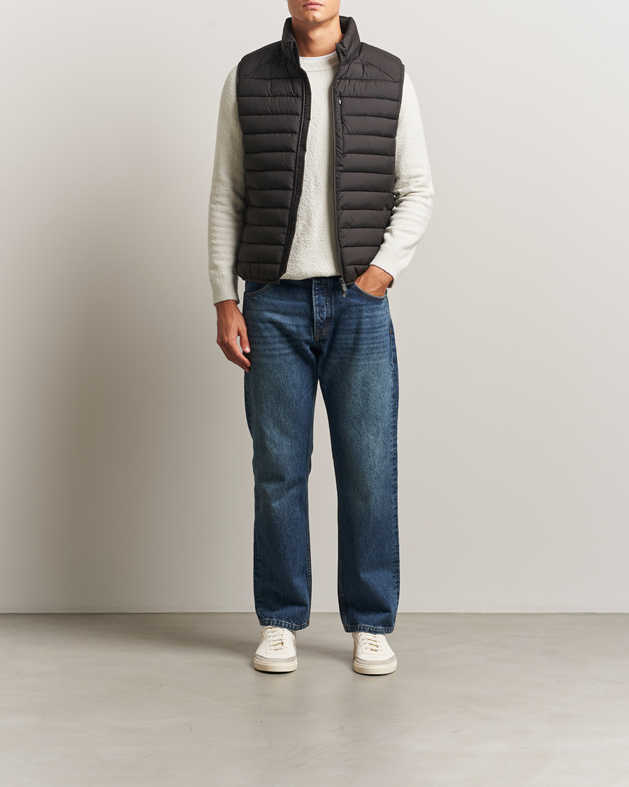Heren | Gilets | Save The Duck | Rhus Matt Lightweight Vest Brown Black