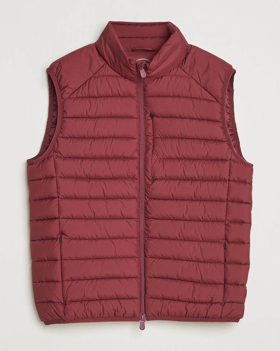 Heren | Gilets | Save The Duck | Rhus Matt Lightweight Vest Wine Red