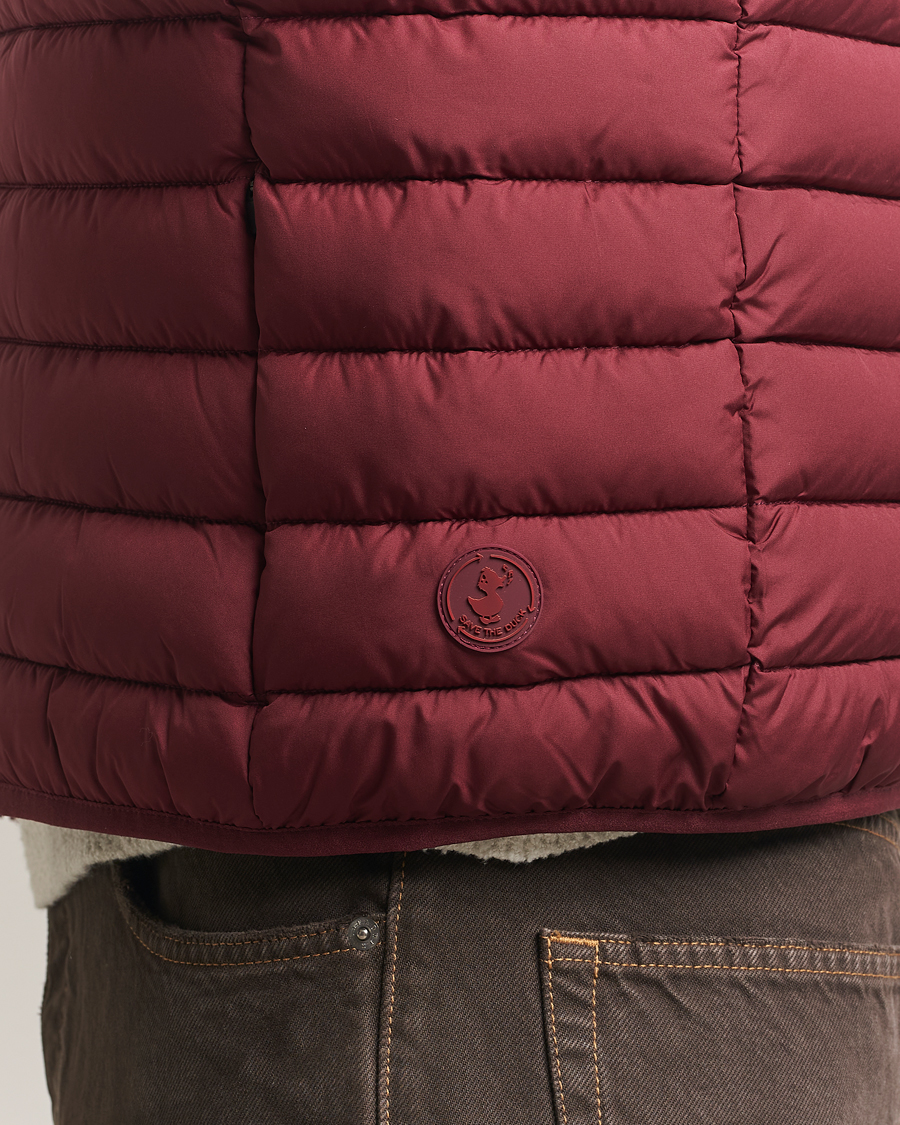Heren | Gilets | Save The Duck | Rhus Matt Lightweight Vest Wine Red