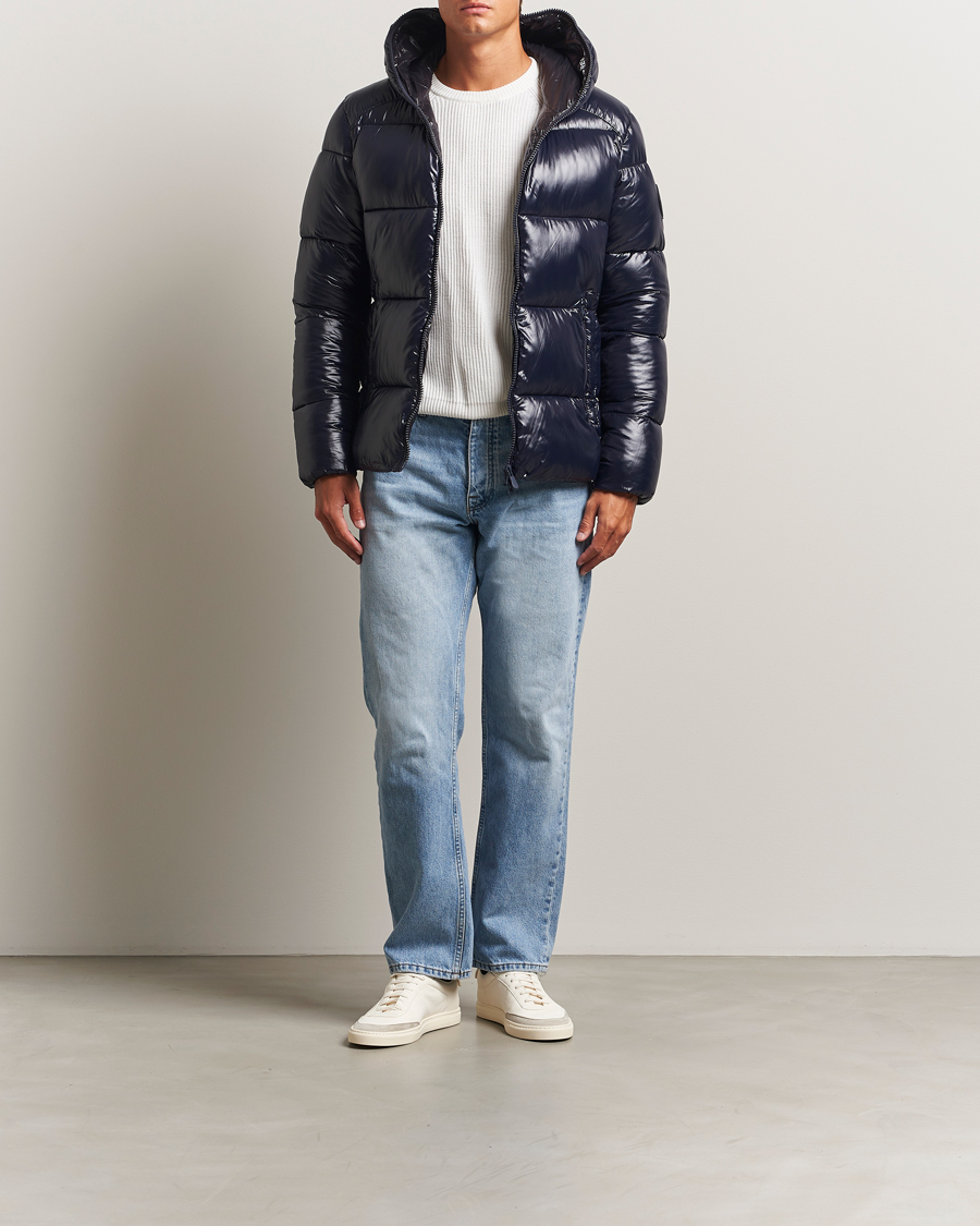 Heren | Jassen | Save The Duck | Edgard Padded Puffer Blue Black