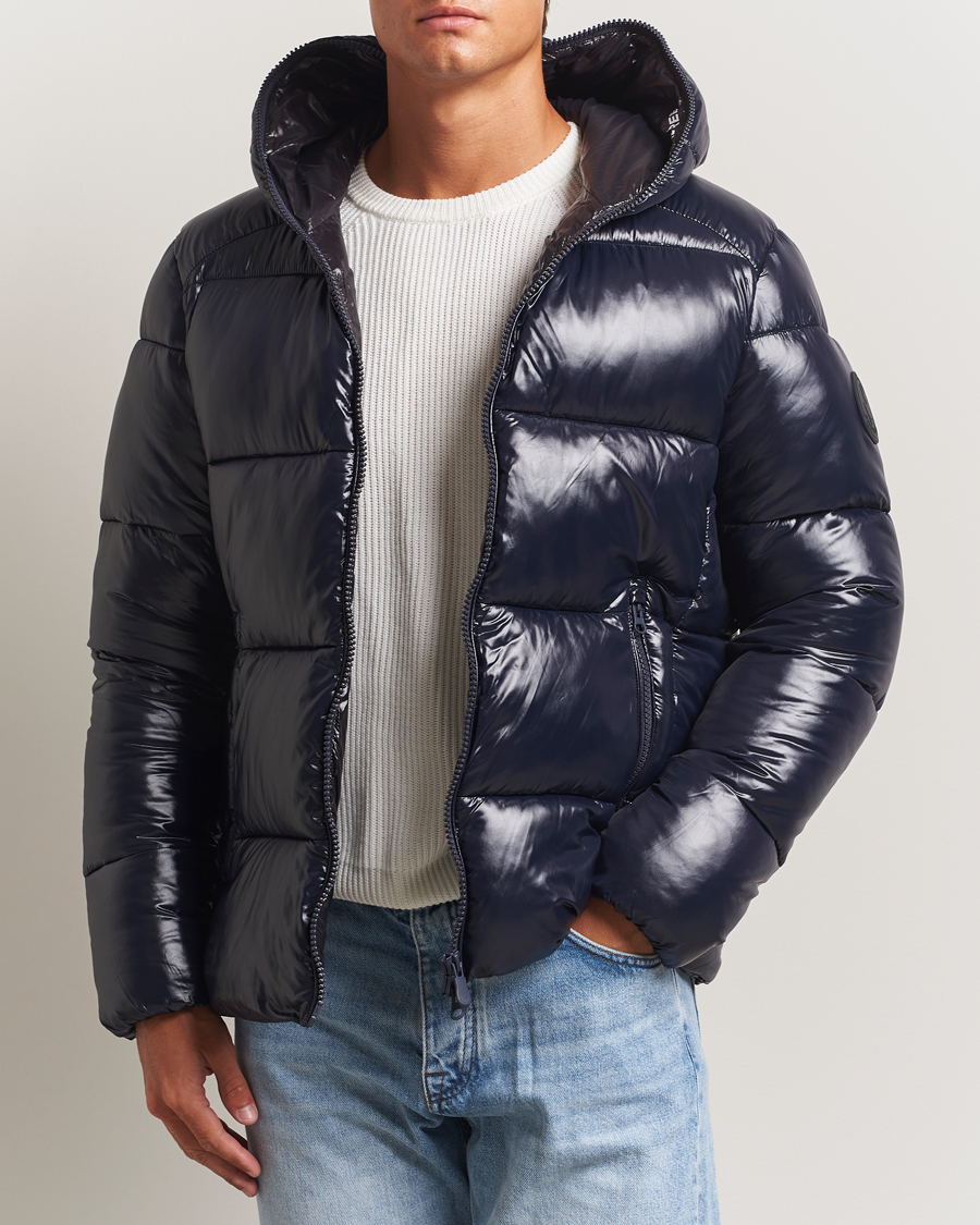 Heren | Jassen | Save The Duck | Edgard Padded Puffer Blue Black