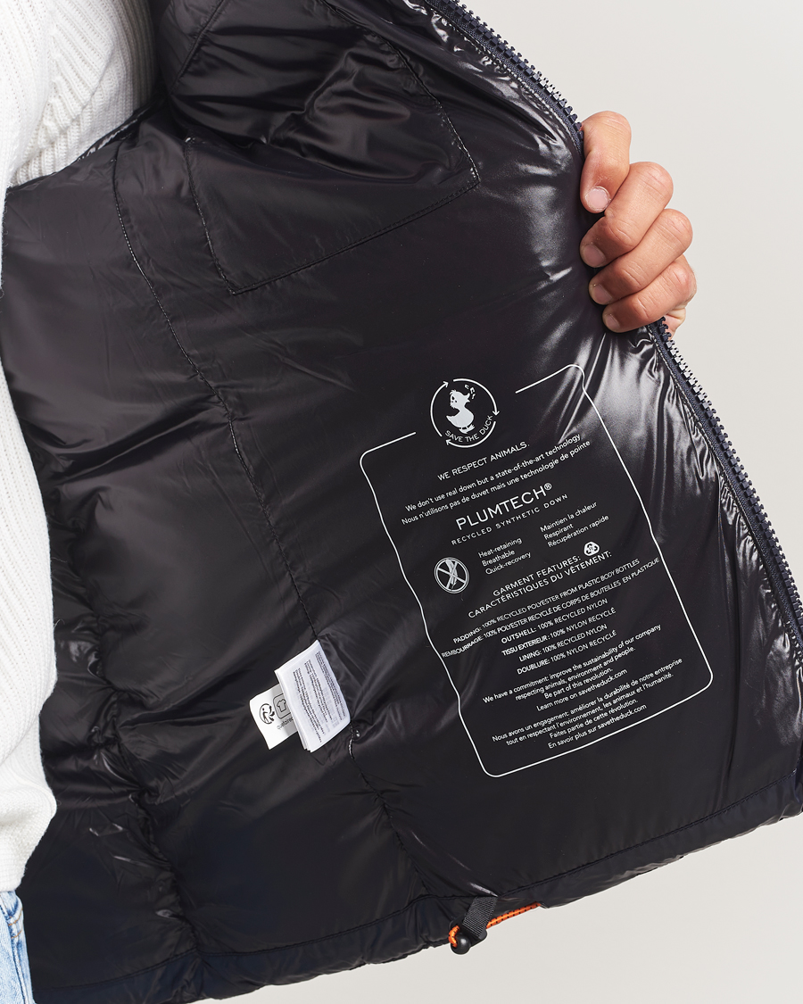Heren | Jassen | Save The Duck | Edgard Padded Puffer Blue Black