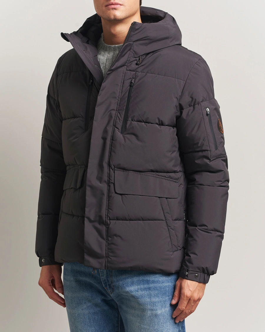 Heren | Jassen | Save The Duck | Alter Short Arctic Parka Brown Black