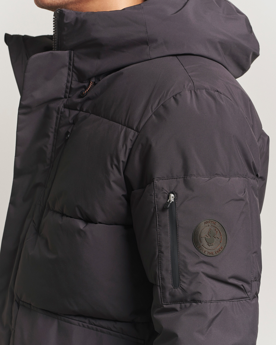 Heren | Jassen | Save The Duck | Alter Short Arctic Parka Brown Black