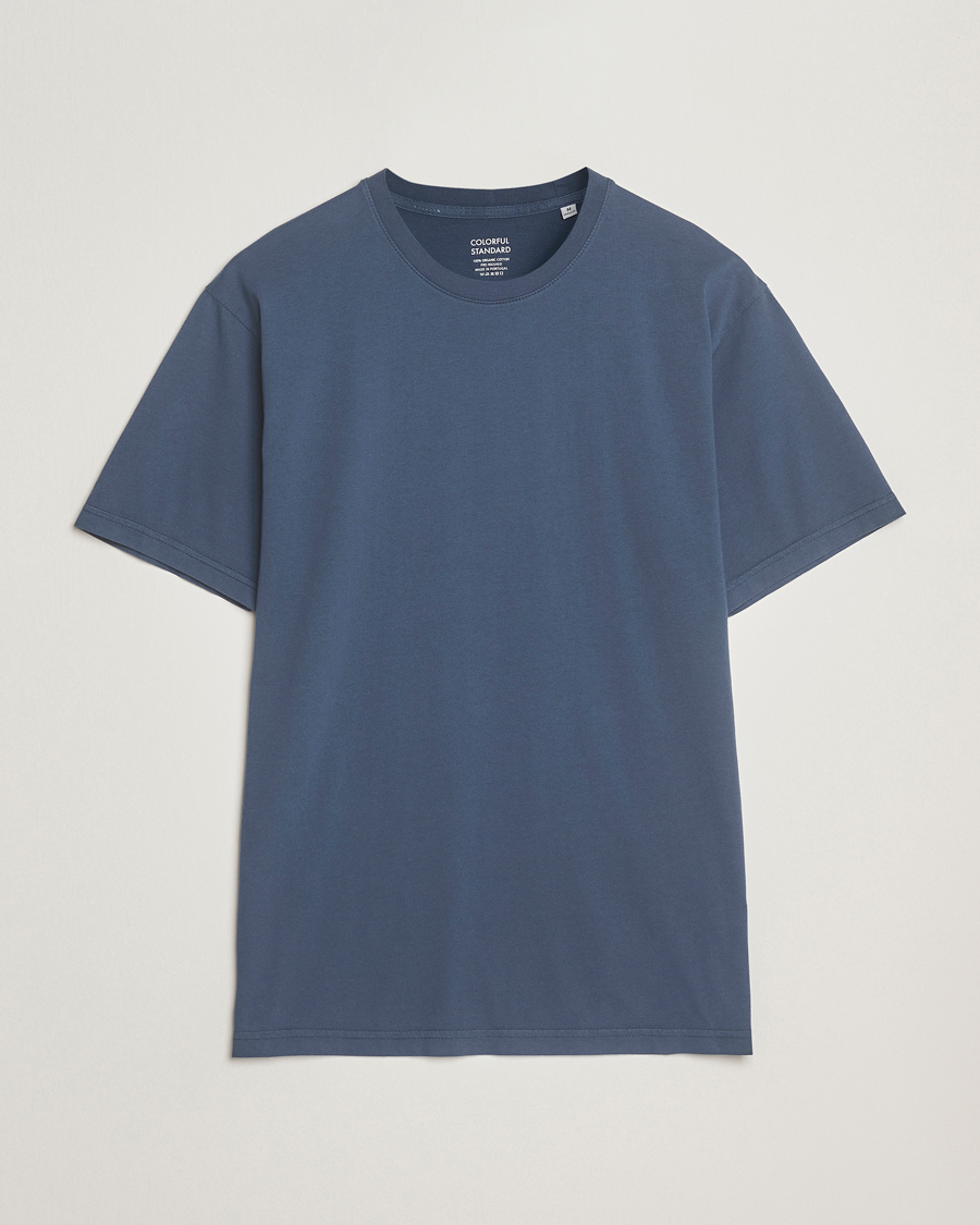 Heren | T-shirts | Colorful Standard | Classic Organic T-Shirt Petrol Blue