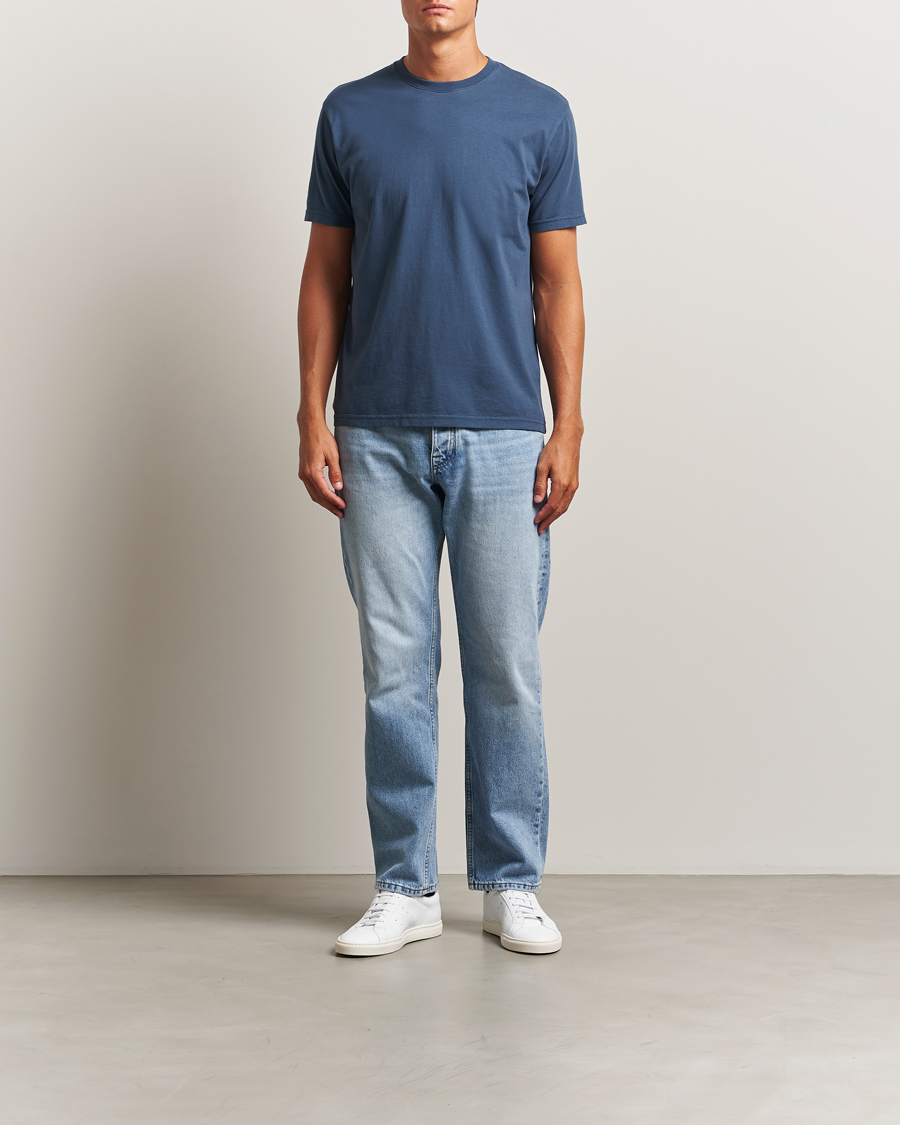 Heren | T-shirts | Colorful Standard | Classic Organic T-Shirt Petrol Blue