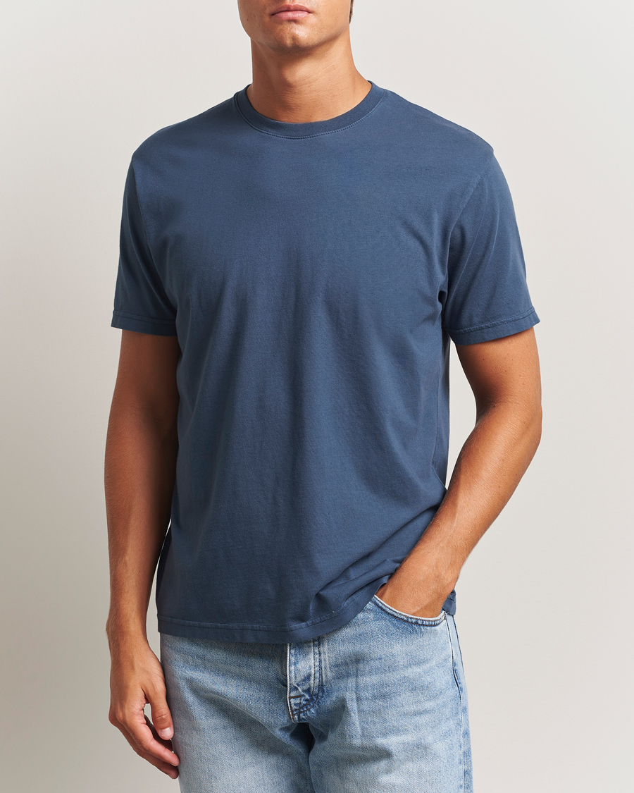 Heren | T-shirts | Colorful Standard | Classic Organic T-Shirt Petrol Blue