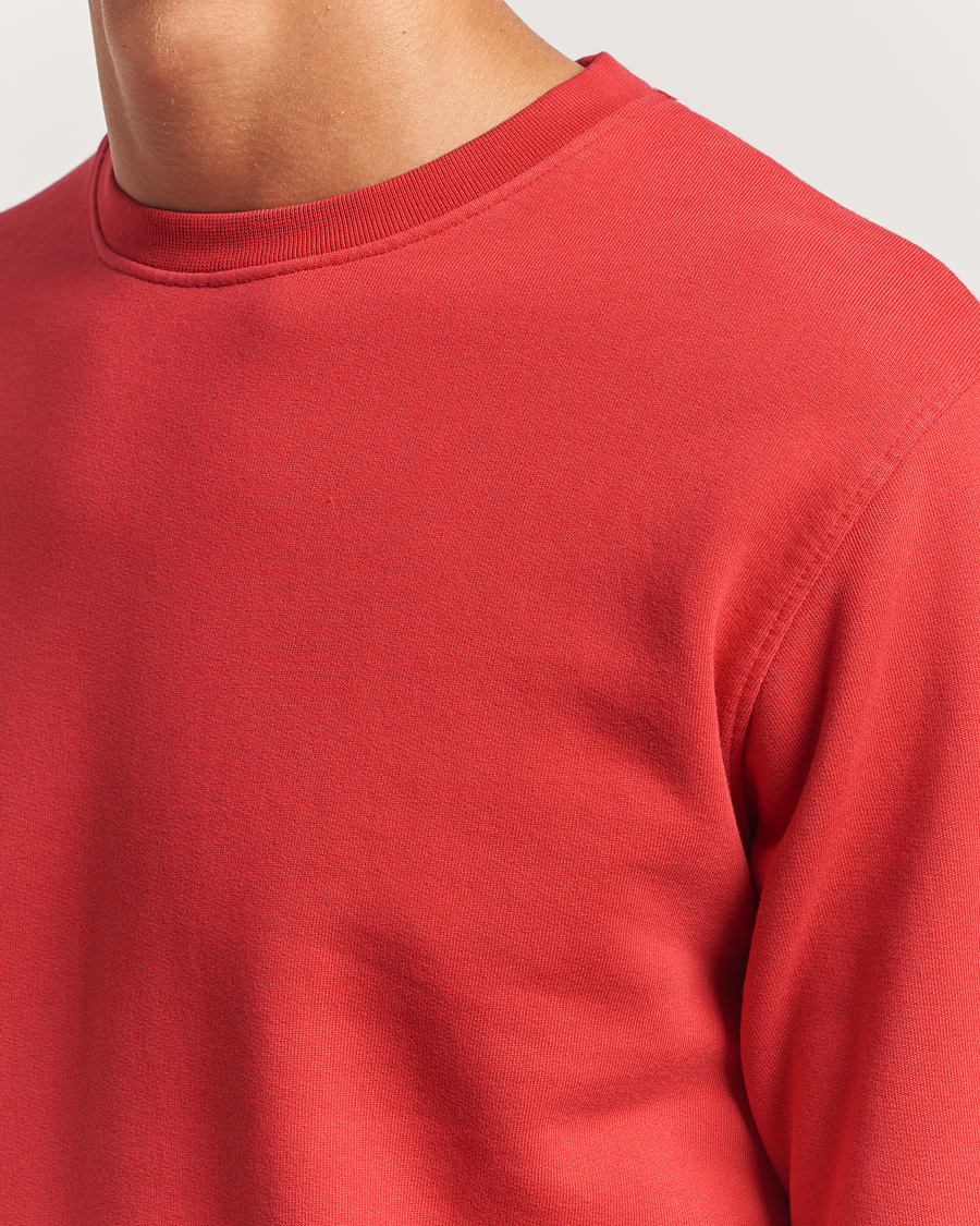 Heren | Truien | Colorful Standard | Classic Organic Crew Neck Sweat Scarlet Red