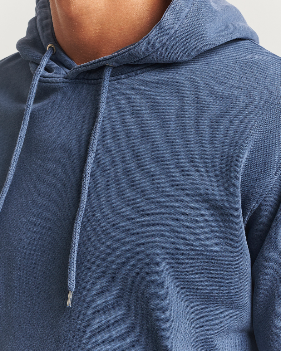 Heren | Truien | Colorful Standard | Classic Organic Hood Neptune Blue