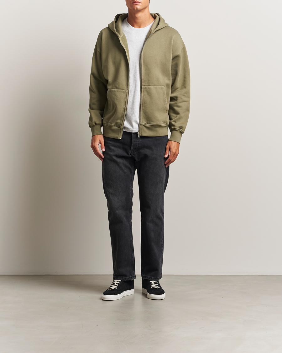 Heren | Truien | Colorful Standard | Classic Organic Full Zip Hoodie Dusty Olive