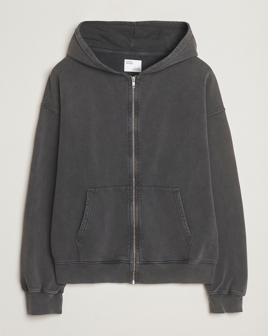 Heren | Truien | Colorful Standard | Classic Organic Full Zip Hoodie Faded Black