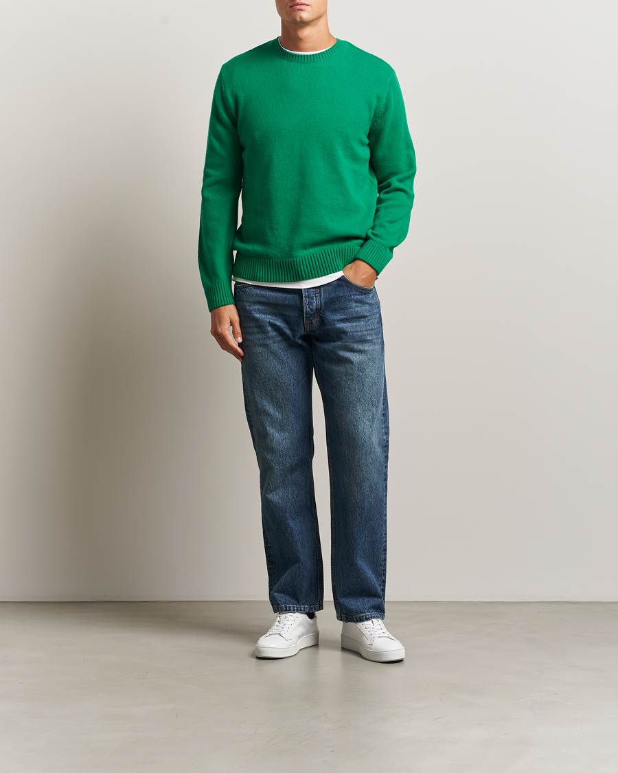 Heren | Truien | Colorful Standard | Classic Merino Wool Crew Neck Kelly Green