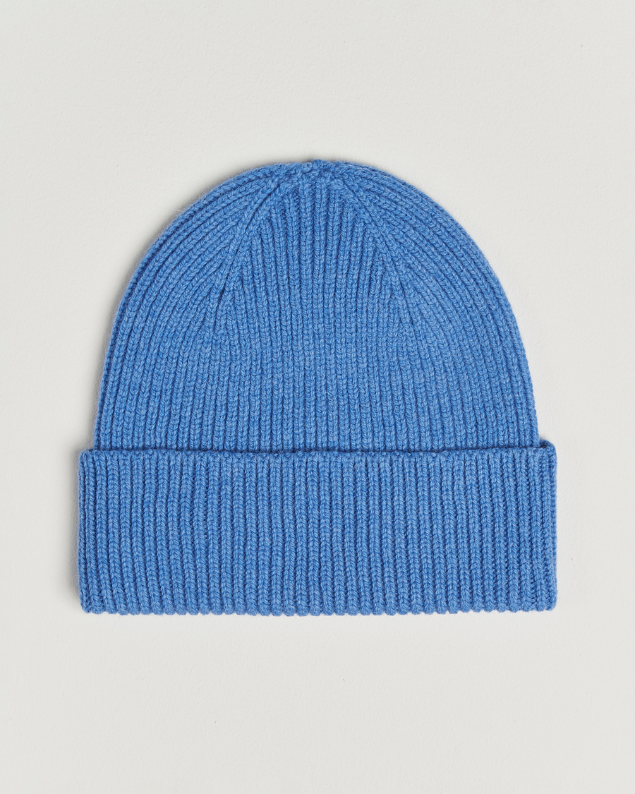 Heren | Mutsen | Colorful Standard | Merino Wool Beanie Pacific Blue