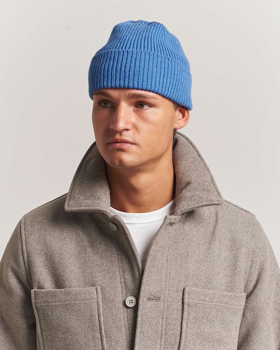Heren | Mutsen | Colorful Standard | Merino Wool Beanie Pacific Blue