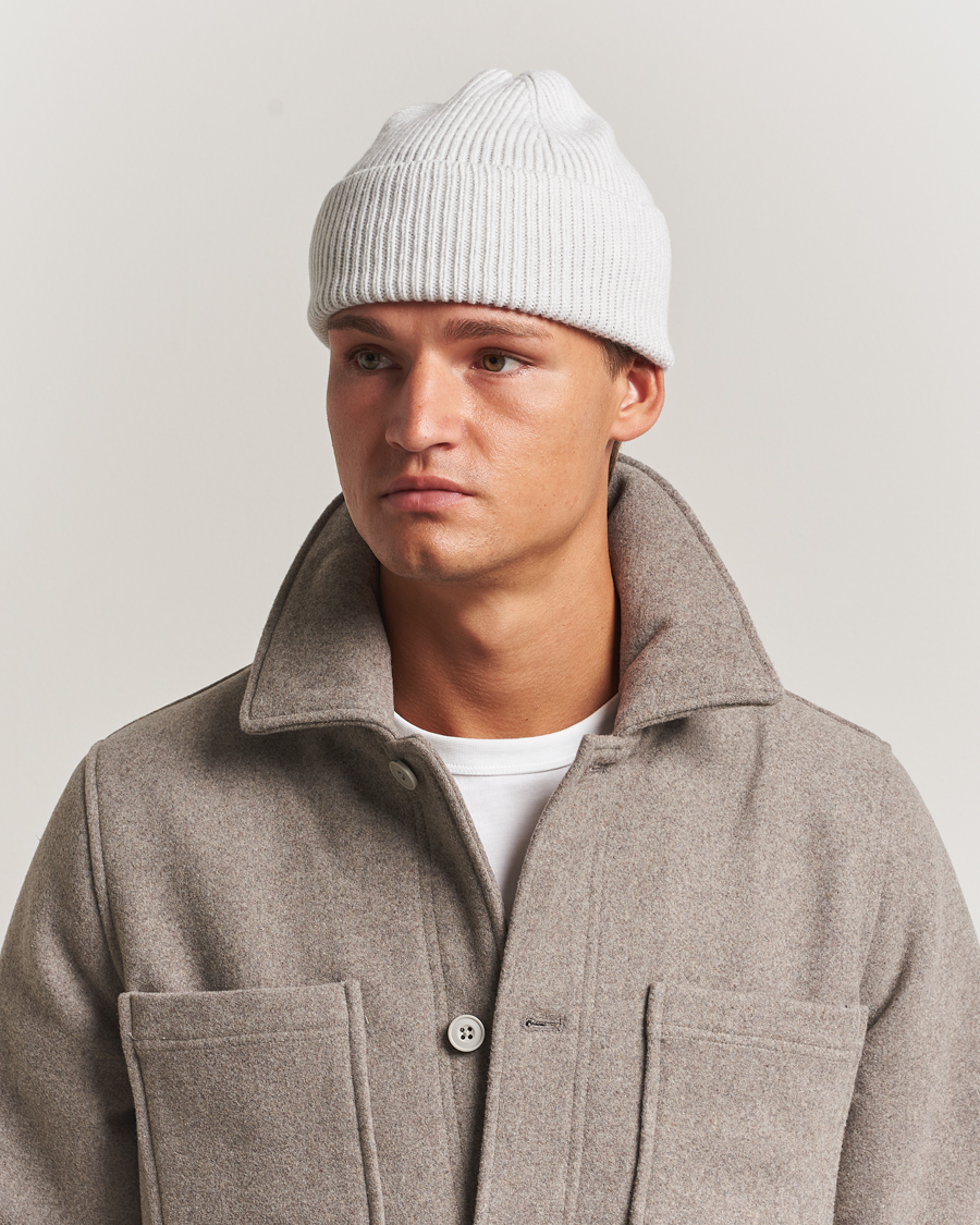 Heren | Mutsen | Colorful Standard | Merino Wool Beanie Snow Melange