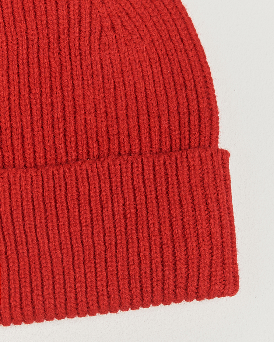 Heren | Mutsen | Colorful Standard | Merino Wool Beanie Scarlet Red