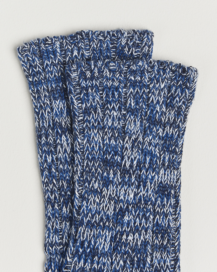 Heren | Ondergoed | Falke | Brooklyn Cotton Sock Dusty Blue