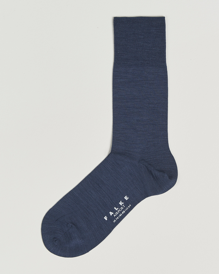 Heren | Ondergoed | Falke | Airport Socks Blue Ink