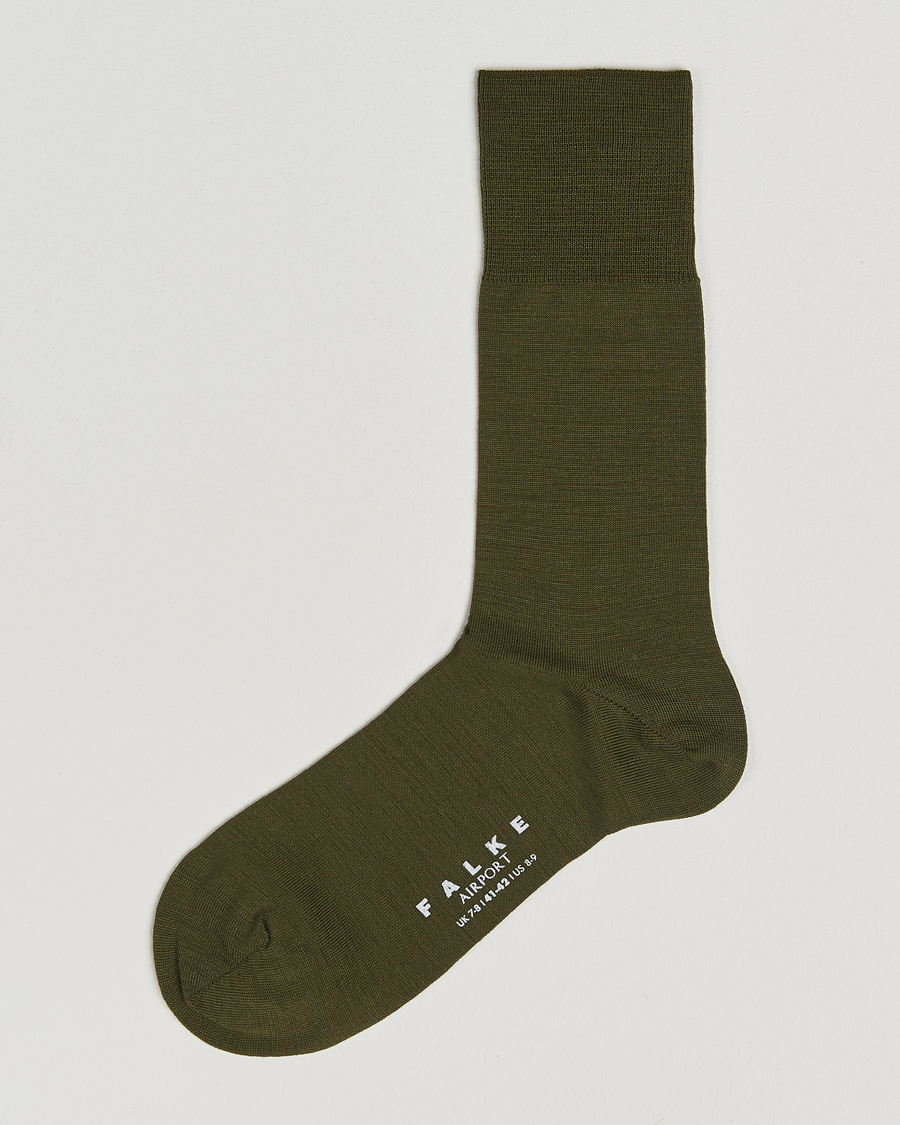 Heren | Ondergoed | Falke | Airport Socks Grass Green