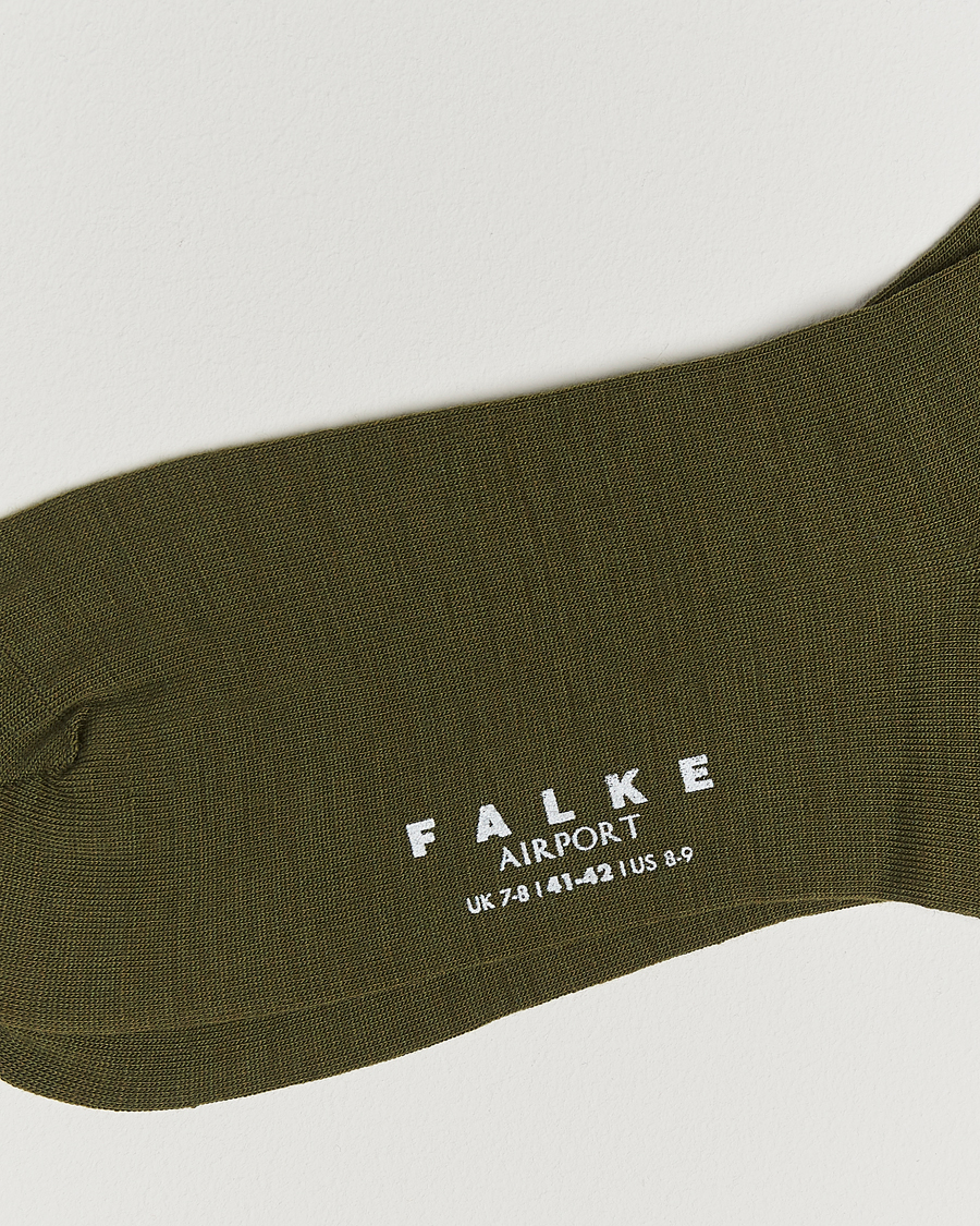 Heren | Ondergoed | Falke | Airport Socks Grass Green