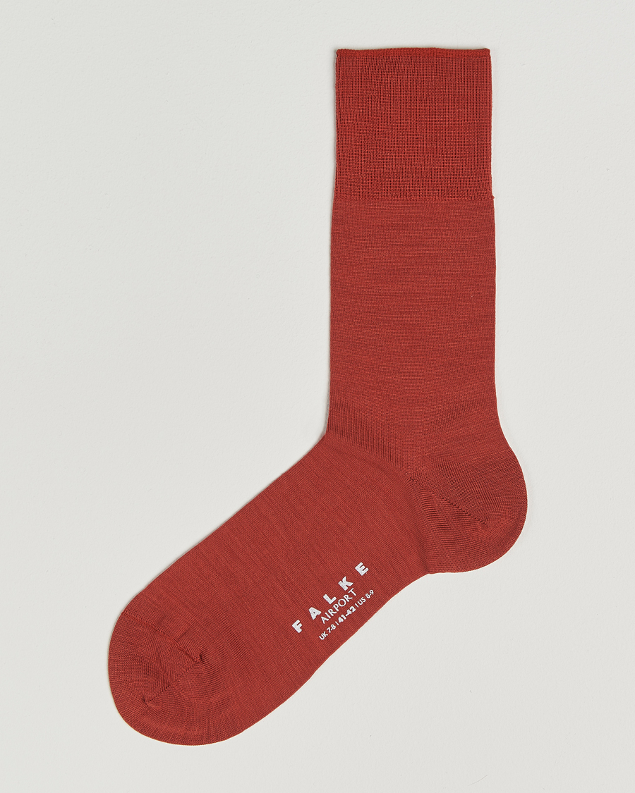 Heren | Ondergoed | Falke | Airport Socks Brick Red
