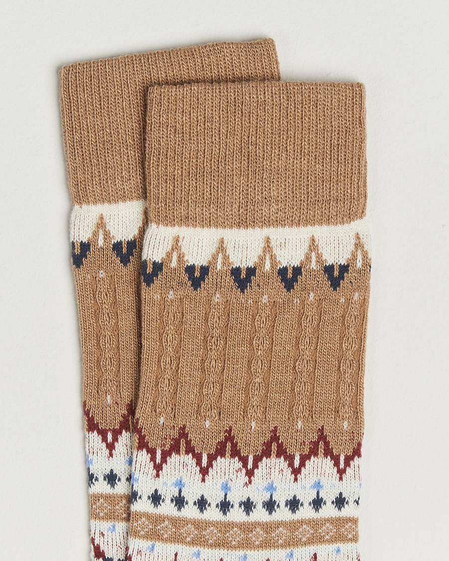 Heren | Ondergoed | Falke | Norseman Fairisle Sock Country Brown