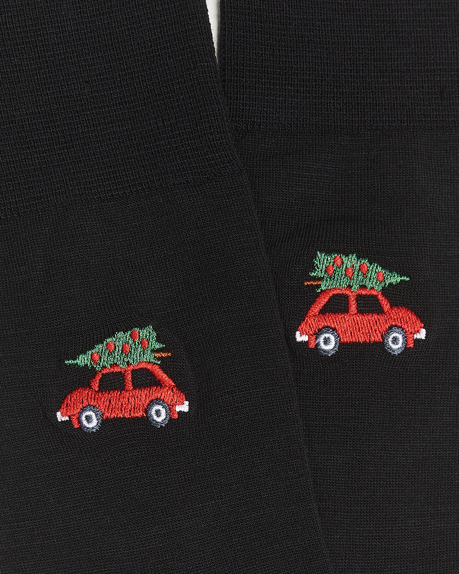 Heren | Ondergoed | Falke | Airport Christmas Car Sock Black
