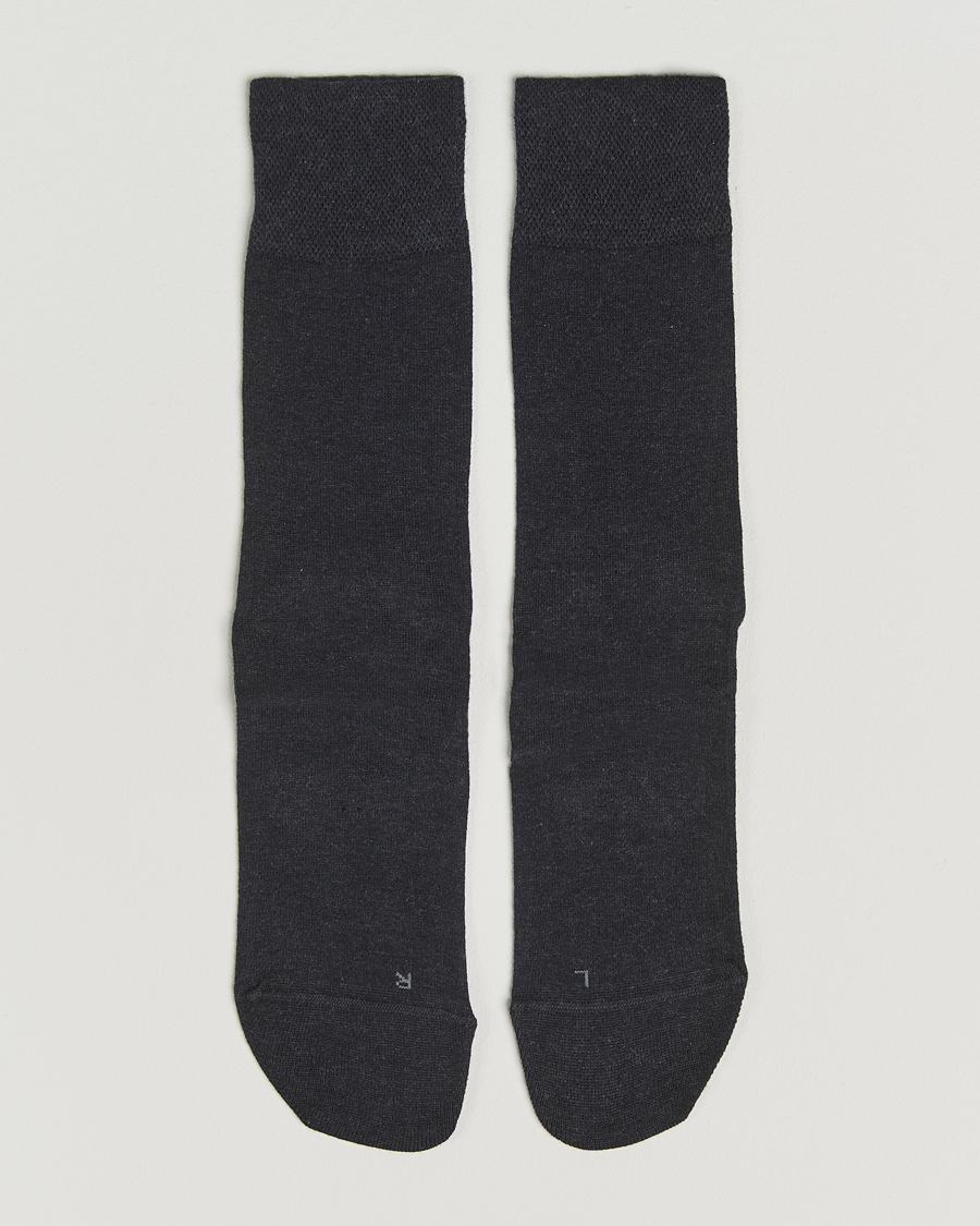 Heren | Ondergoed | Falke | Sensitive Socks London Anthracite Melange