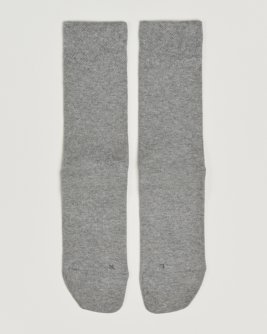 Heren | Ondergoed | Falke | Sensitive Socks London Light Grey Melange