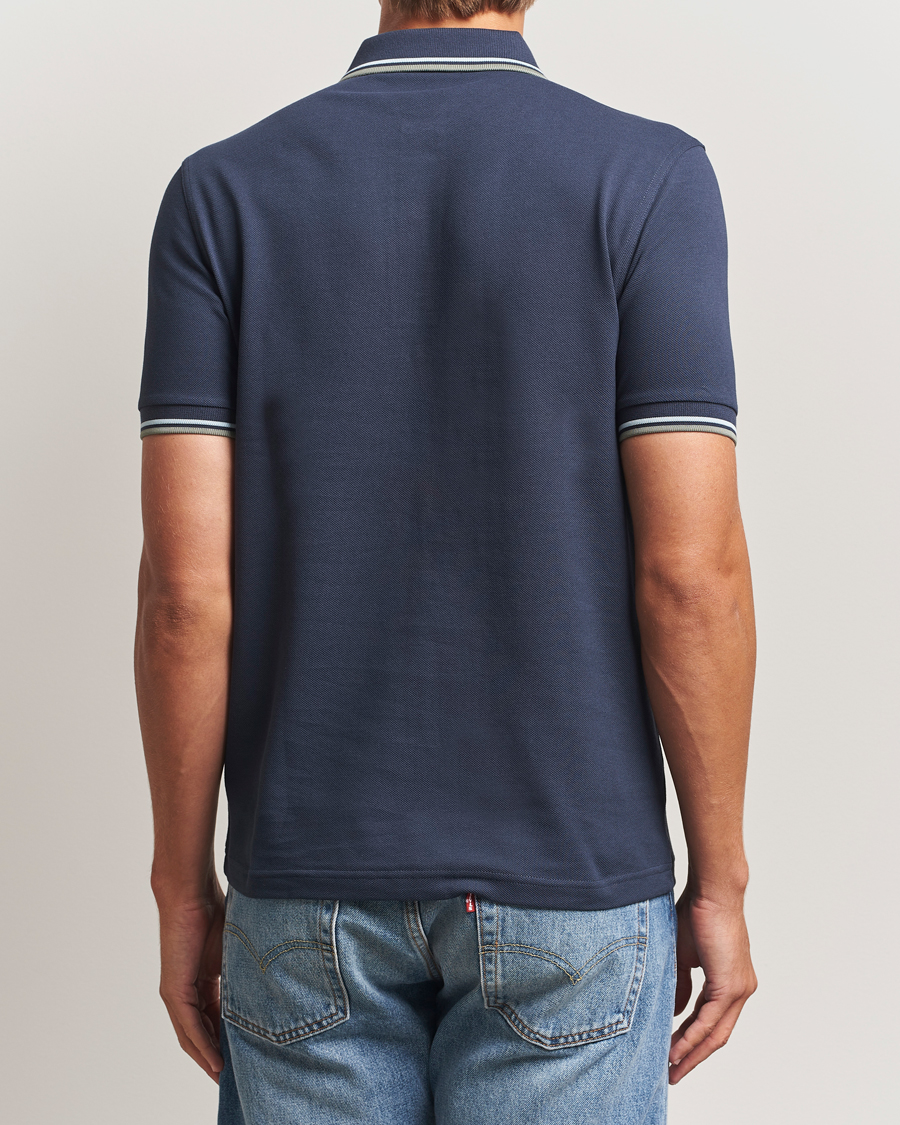 Heren | Polo's | Fred Perry | Twin Tipped Shirt Dark Airforce