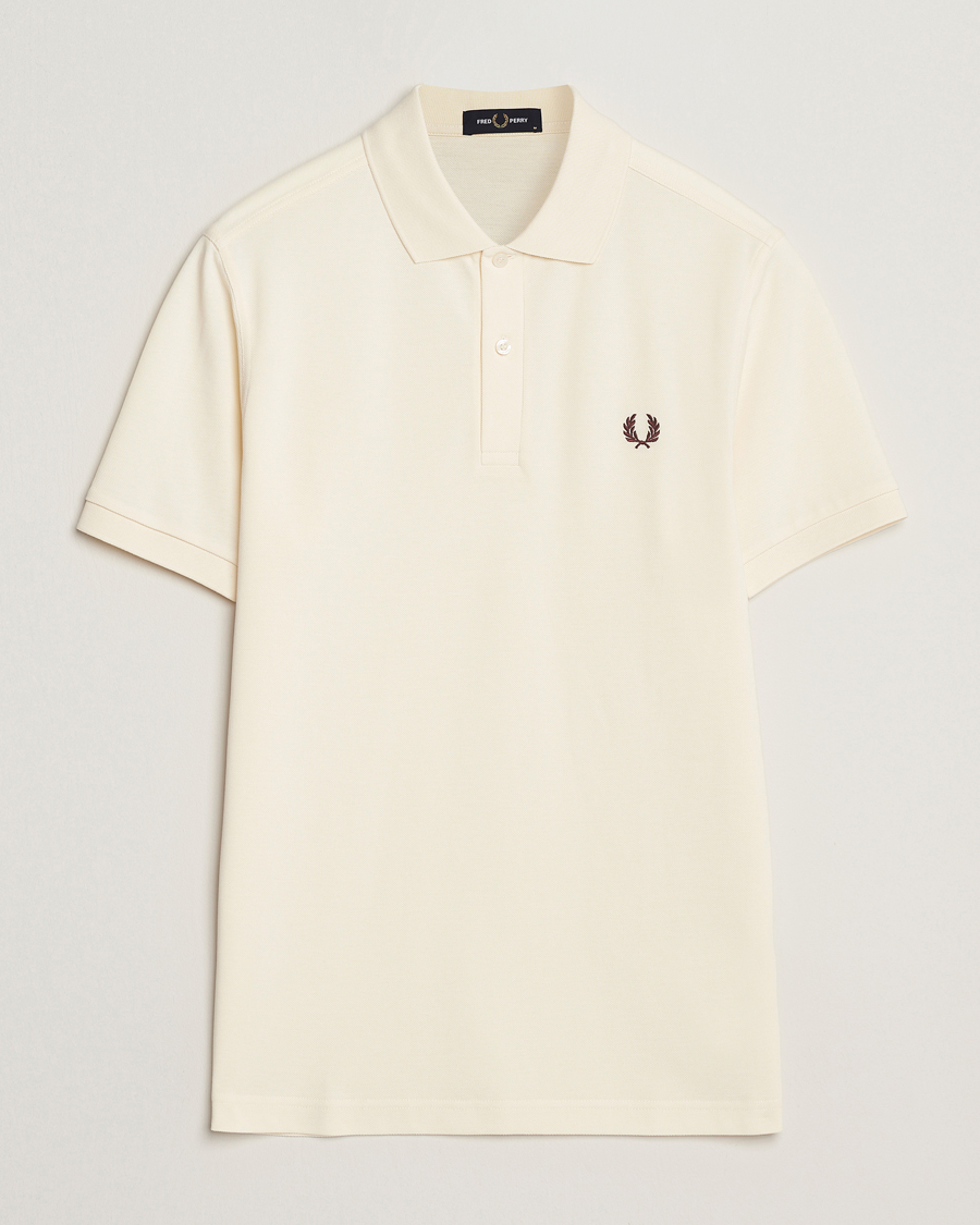 Heren | Polo's | Fred Perry | Plain Polo Shirt Ecru