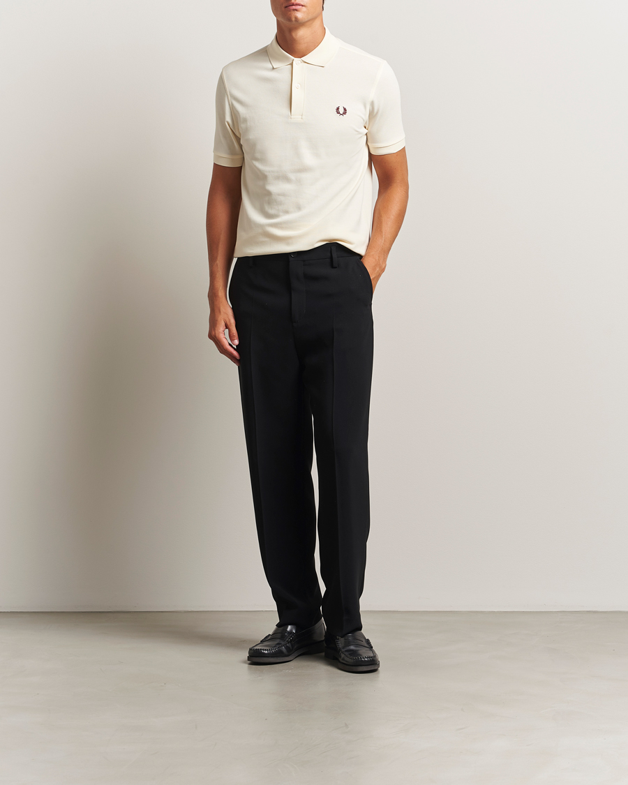 Heren | Polo's | Fred Perry | Plain Polo Shirt Ecru