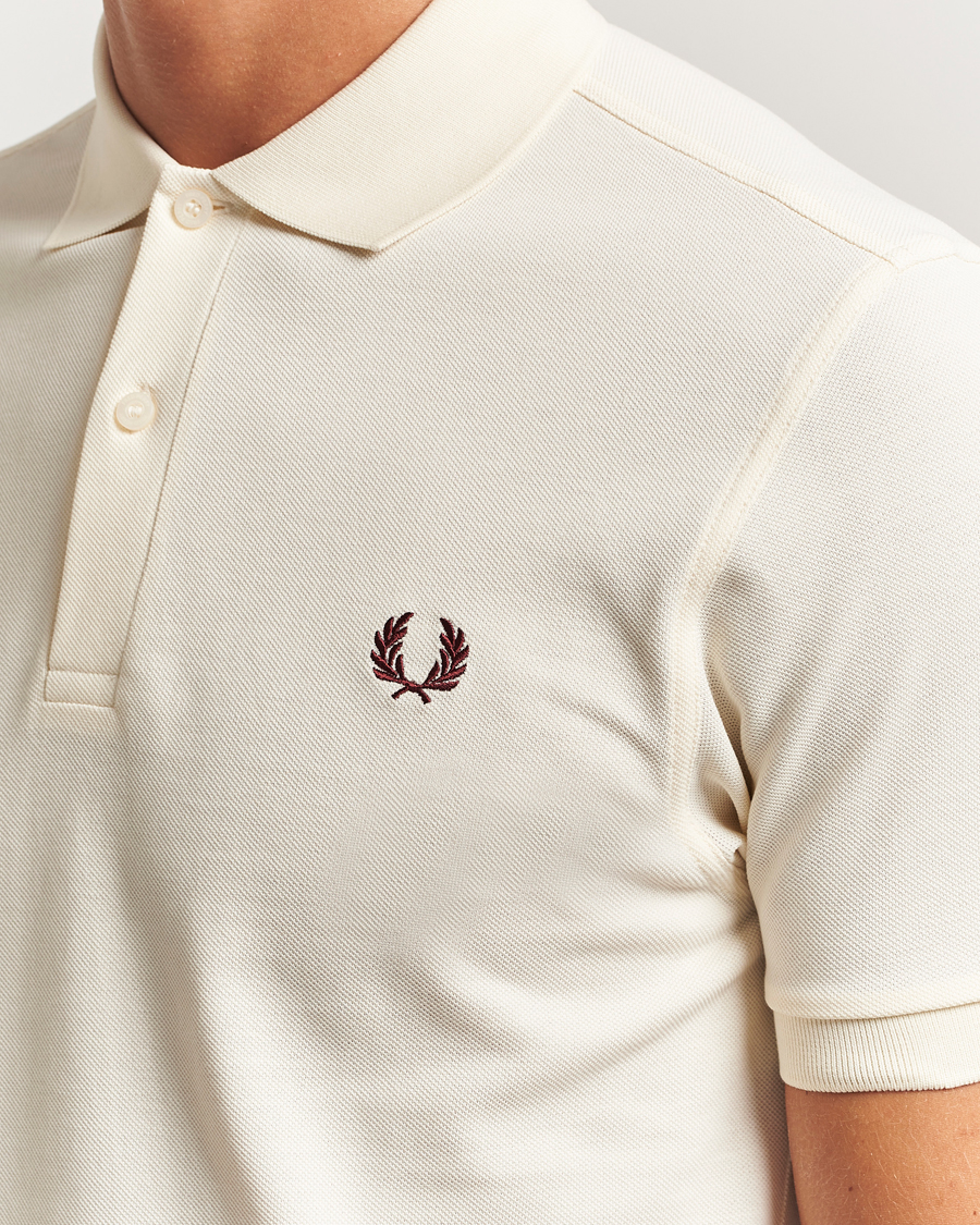 Heren | Polo's | Fred Perry | Plain Polo Shirt Ecru