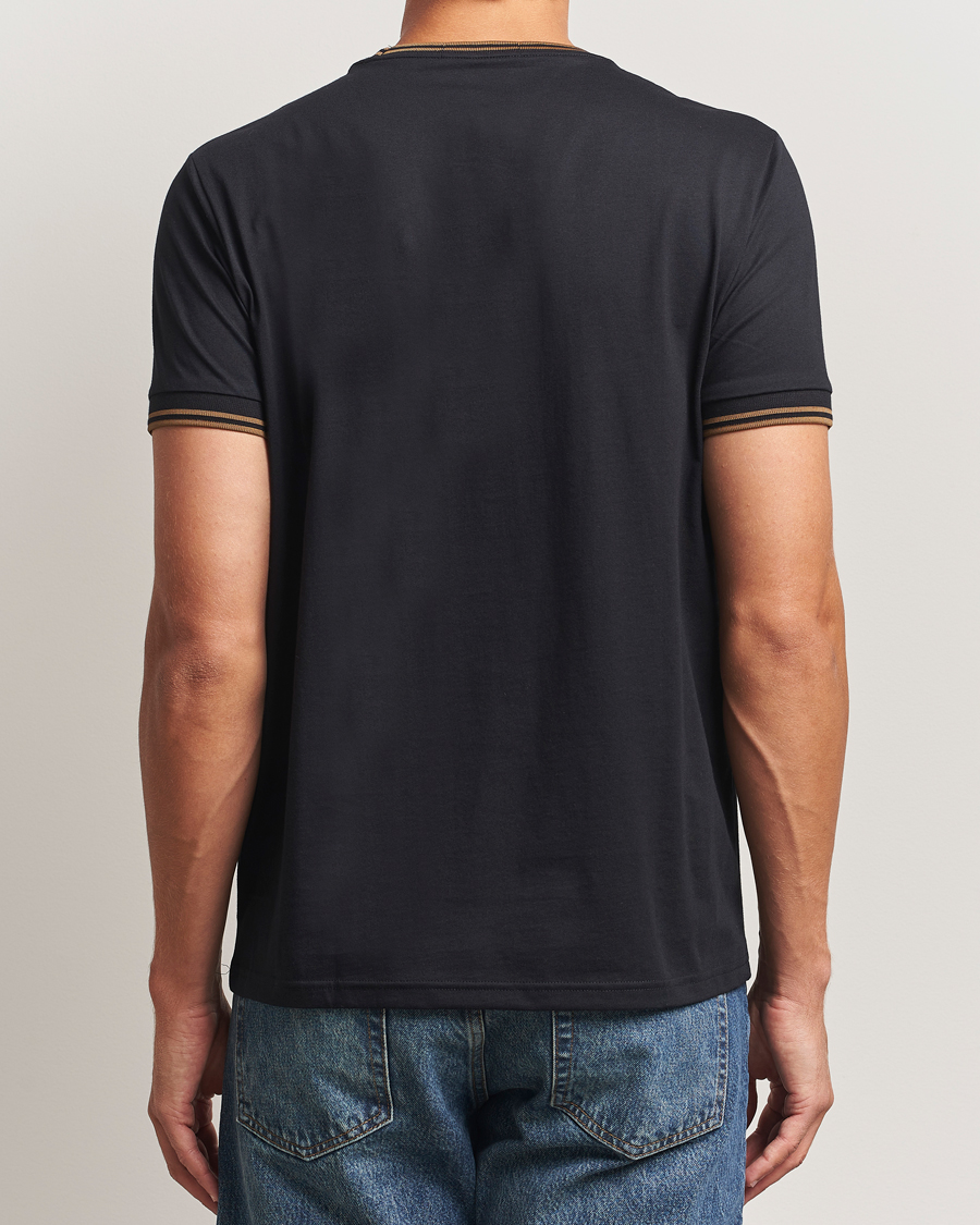 Heren | T-shirts | Fred Perry | Twin Tipped T-Shirt Black