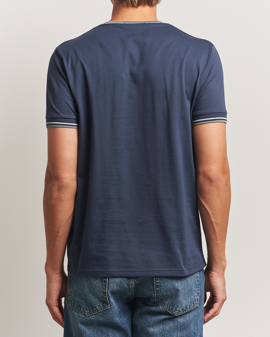 Heren | T-shirts | Fred Perry | Twin Tipped T-Shirt Dark Airforce
