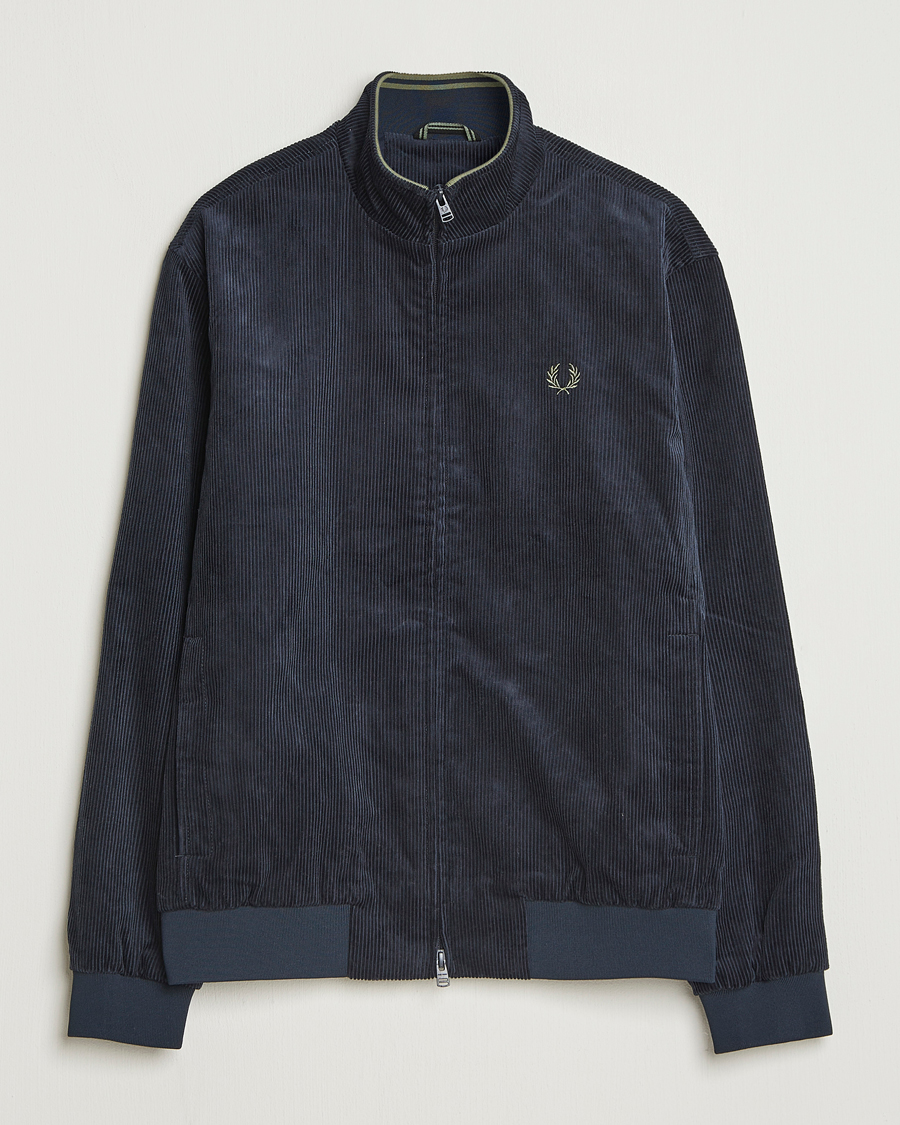 Heren | Jassen | Fred Perry | Brentham Corduroy Jacket Navy