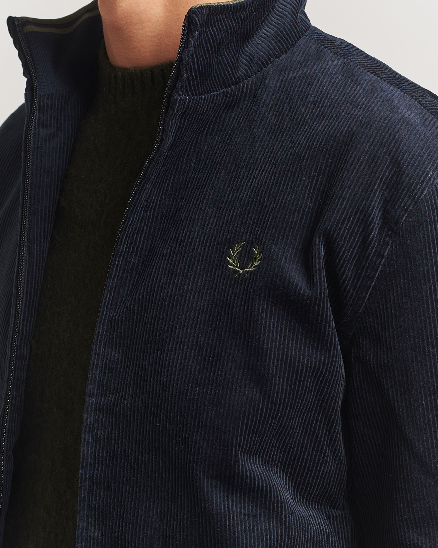 Heren | Jassen | Fred Perry | Brentham Corduroy Jacket Navy